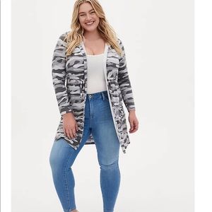 Torrid Hooded Camo Anorak